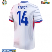 Frankreich Adrien Rabiot #14 Auswärtstrikot EM 2024 Kurzarm